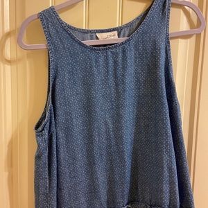 Chambray Tank Top